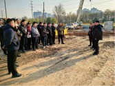 公司组织现场管理人员开展市政道路工程现场观摩学习